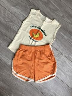 【SHEIN】バナナ柄タンクトップ&ショートパンツ