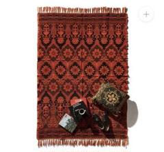 REVERSIBLE JACQUARD RUG / ブラック