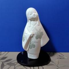 【近日処分】19,800円→12,800円伝統工芸士|松尾文夫作／博多人形『愛』 Yahoo!オークション -「博多人形 文夫」の落札相場・落札価格