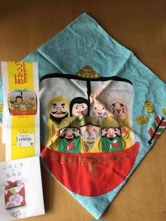 風呂敷 大判 七福神と鯛