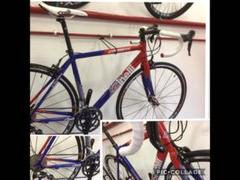 3日限定価格Cinelli ロードバイクフレーム 青・赤かなり希少モデル