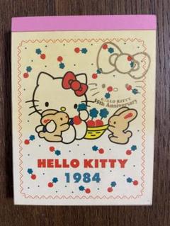 よく見る「芸能人が愛用 レア♡サンリオ♡キティ 35周年 ミニメモ ヒストリー 1984 その他