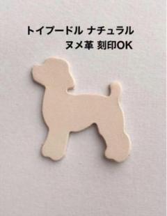 15枚❤️トイプードル❤️ナチュラルヌメ革❤️レザークラフト