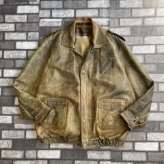 vintage 古着 G-1 A-2 レザーフライトジャケット ライナー付き