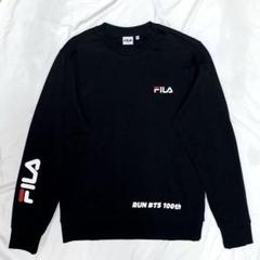BTS 公式 Run FILA スウェット 限定特典 ヘアバンド 新品未開封 BTS FILA BTS Run 100th 韓国限定 100話記念 トレーナ