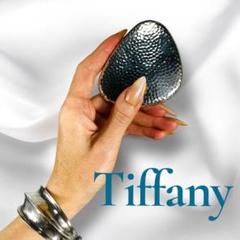 h129 希少　ティファニー　化粧ミラー　鏡　コンパクトミラー　メイク道具 希少】Tiffany ティファニー シルバー925 コンパクト ミラー