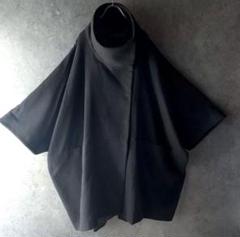 【魔法使い】変形 マント コート ポンチョ vintage 黒 個性的 入手困難