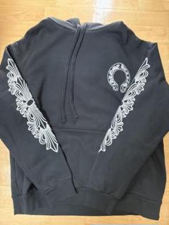 Chrome Hearts ホースシュー フローラルクロス パーカー L