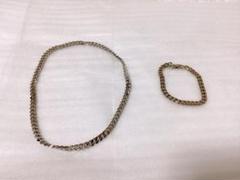 昭和レトロ ヴィンテージ 喜平 シルバー 銀 ネックレス&ブレスレットセット
