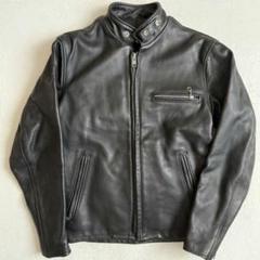 Amazon | [ショット] 641 シングルレザーライダース 6061 BLACK