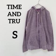 TIME AND TRU 【S】フルジップパーカー パープル