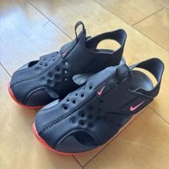 Nike サンレイ プロテクト ブラック レッド サンダル 18cm