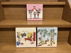 長靴下のピッピ　キャンバスアートパネル　3点セット 割引クーポン 長靴下のピッピ キャンバスアートパネル 3点セット