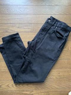 zozoデニムスリムテーパードデニムパンツ ブラック ¥3800
