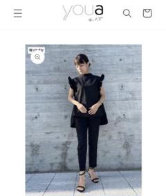 RIBBON WING Blouse Black / リボンウィング ブラウス