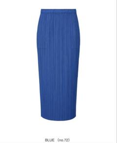 【美品】PLEATS PLEASEイッセイミヤケ ロング スカート デニム PLEATS PLEASE ISSEY MIYAKE（デニム ・ ロングスカート）の