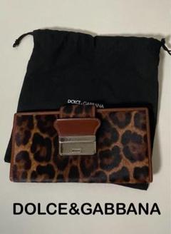 美品】ドルチェアンドガッバーナ Dolce&Gabbana 財布 フラップ