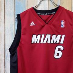 597☆アディダス☆NBA☆タンクトップ☆ゲームシャツ☆ユニフォーム☆刺繍ロゴ