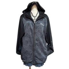 レアadidas平成ギャル豹ゼブラ柄柄金刺繍英字y2kお兄系ゴシック