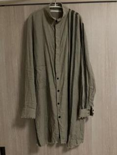 Alexandr manamis ダークサンド w ストライプ ロングシャツ Alexandr manamis ダークサンド w ストライプ ロングシャツ