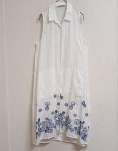 新品タグ付】伊太利屋 ヒョウ刺繍 イタリヤ デニム ストレッチ