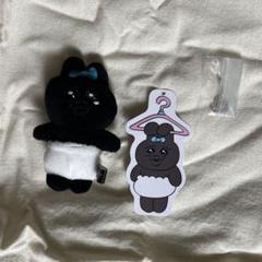 超人気高品質 マスコットキーホルダー(BLACK) おぱんちゅうさぎ ZOZOTOWN キーホルダー・アクリルキーホルダー