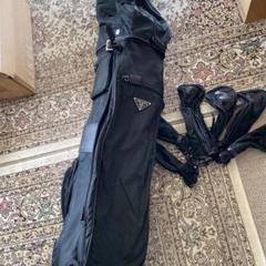 美品 PRADA sports キャディ ゴルフバッグ ヘッドカバー、ショルダー org.jpg