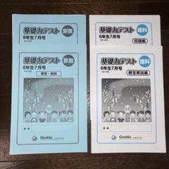 中学受験　グノーブル　6年理科フルセット 中学受験 グノーブル 4年理科 1年分フルセット