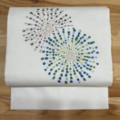 mieko.odier ❤️❤️❤️うさうさ600◆夏用本麻　長襦袢　紋紗 麻 格子織（こうしおり） 長方形衣（ちょうほうけい）／山花風