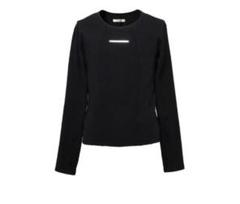 Jent Louis Rib Long Sleeve Tee ブラック　mサイズ