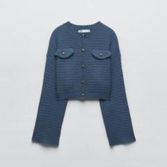 2025年最新】zara クロップドニットカーディガンの人気アイテム