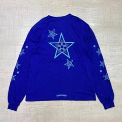 クロムハーツ ブルー スター ロングスリーブ Tシャツ ロゴ ロンT XXL クロムハーツ ブルー スター ロングスリーブ Tシャツ ロゴ ロンT XXL