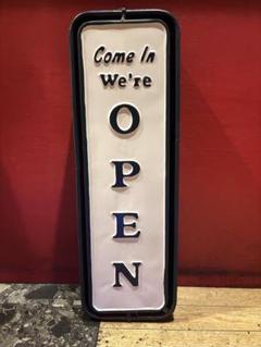 ダルトン　WALL MOUNT SPINNER SIGN OPEN-CLOSED