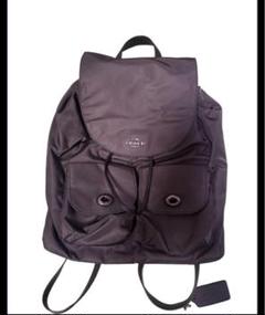 コーチ バックパック リュック F58814 ブラック ナイロン レザー コーチ バックパック/リュックサック COACH COACH F58814