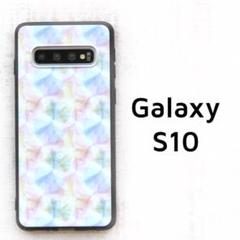 Galaxy S10 リボン柄 カバー