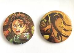 鬼滅の刃　無限城　缶バッジ　キービジュアル　炭治郎　ねずこ