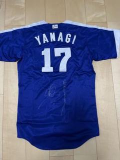 中日ドラゴンズ　柳裕也　直筆サイン　実使用　ビジターユニフォーム　証明書付