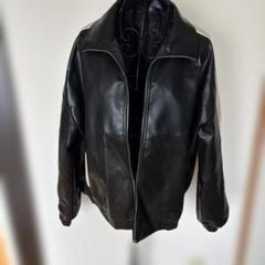 革ジャケット　合成革　古着　ライダースジャケット　レザージャケット