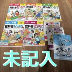 夏休みの学習に！未記入！教科書ぴったりトレーニング 6年生 5教科セット