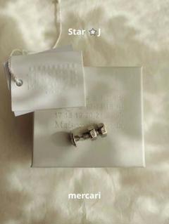 関税送料込! 【Maison Margiela】ボルト＆ナット シングルピアス NEW☆Maison Margiela☆ボルト&ナット フープピアス Numericロゴ