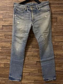 marka denim ダメージ加工 ライトブルー ストレートデニムのサムネイル