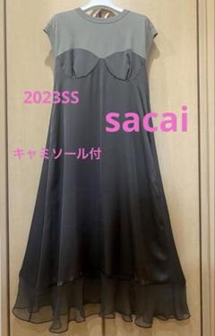 sacai - sacai ロングワンピース バックニットの通販 by sea's