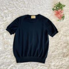 美品ユナイテッドアローズ半袖ニット♡ダークグリーン深緑