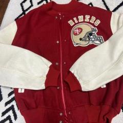Chalk Line サンフランシスコ49ers ジャケット M San Francisco 49ers Logo Fanimation Satin Jacket – Chalk