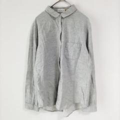 〈レプシィム〉長袖シャツ　グレー　綿100% М