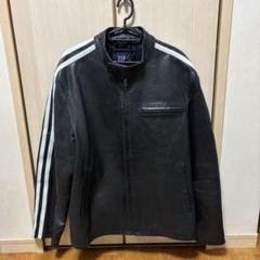 90s OLD GAP レザージャケット 本革 袖ライン　XL 90s OLD GAP レザージャケット 本革 袖ライン XL - メルカリ