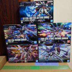 面胴 HG ストライク・フリーダム・ストフリ・ライフリ・マイフリ5体セット 面胴様専用 HG ストライク・フリーダム・ストフリ・ライフリ