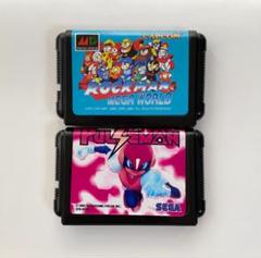 MD メガドライブ ロックマンメガワールド パルスマン 2本セット まとめ売り