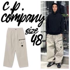 【最安値】 C.P. COMPANY ブラック カーゴショートパンツ　サイズ48 最安値】 C.P. COMPANY ブラック カーゴショートパンツ サイズ48