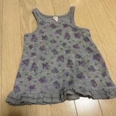 ELANICO 花柄タンクトップ グレー